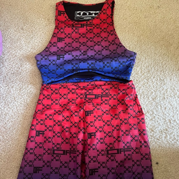 off white athleisure wear. I bought it separately but I’m selling it as a set.